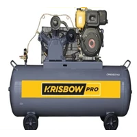 Kompresor Angin krisbow diesel 7.5hp 420l 12bar