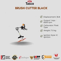 Mesin Potong Rumput Tasco Brush Cutter TAC-368 Black