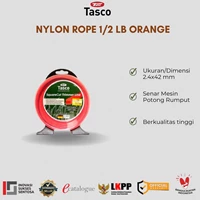 Mesin Potong Rumput Tasco Nylon Rope 1/2 LB Orange