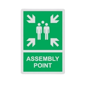 Safety Sign 3M Assembly Point 