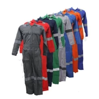 Coverall Pakaian Safety Semi American Drill Bordir - Baju & Celana